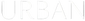 URBAN Fashion Logo - White Text