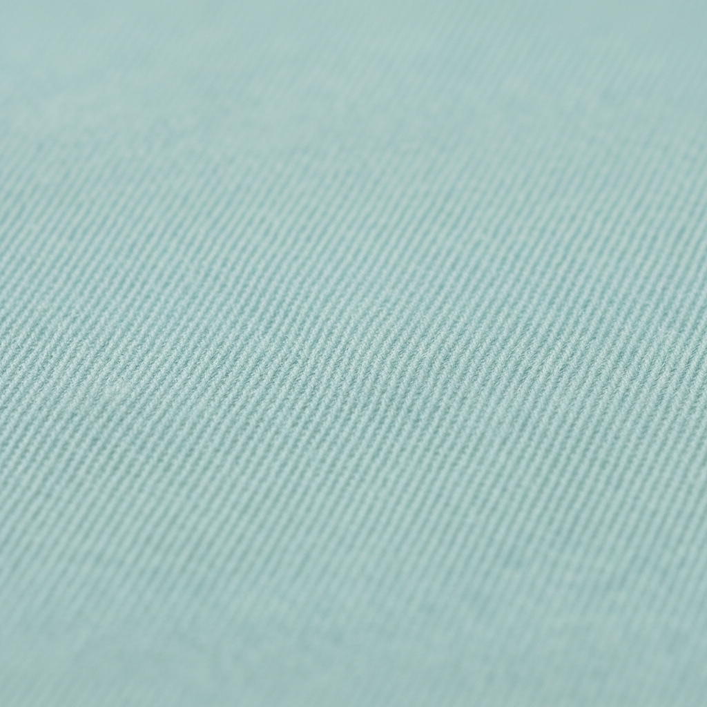 Classic Crew Neck T-Shirt – Ocean Mint – Fabric Detail