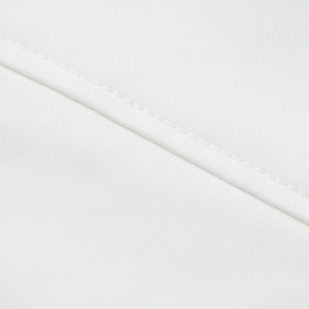 Tailored Casual Trousers – Pearl White – Fabric Detail