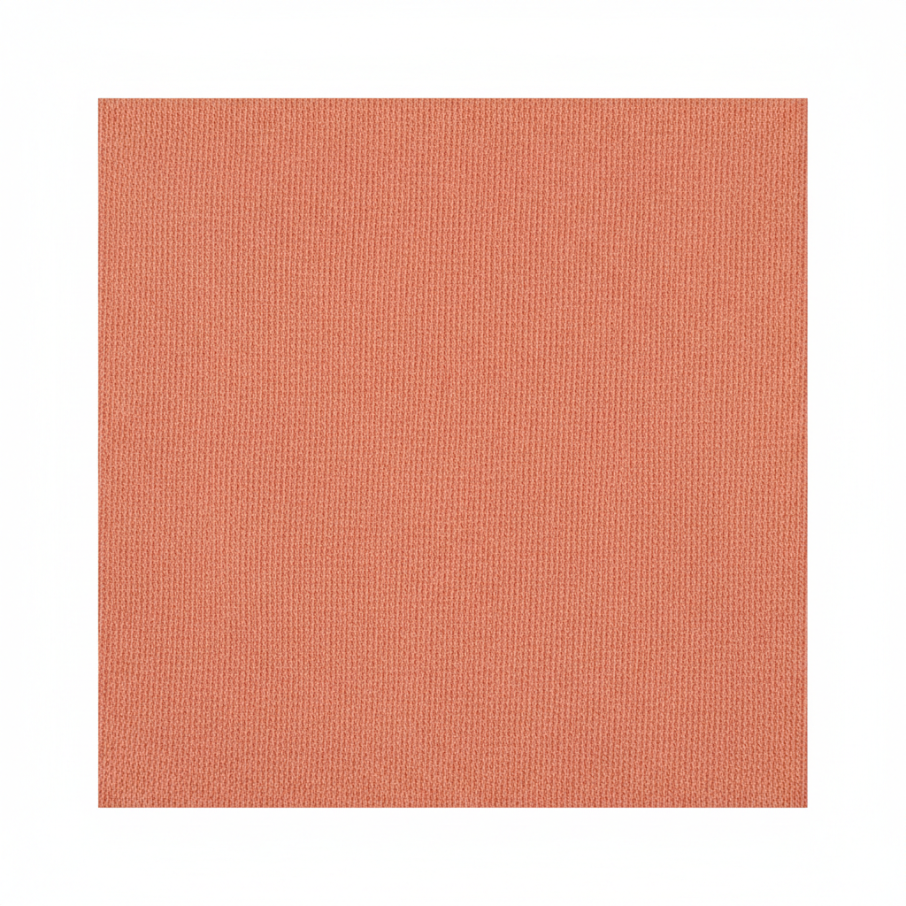 Relaxed Oversized T-Shirt – Dusty Coral – Fabric Detail