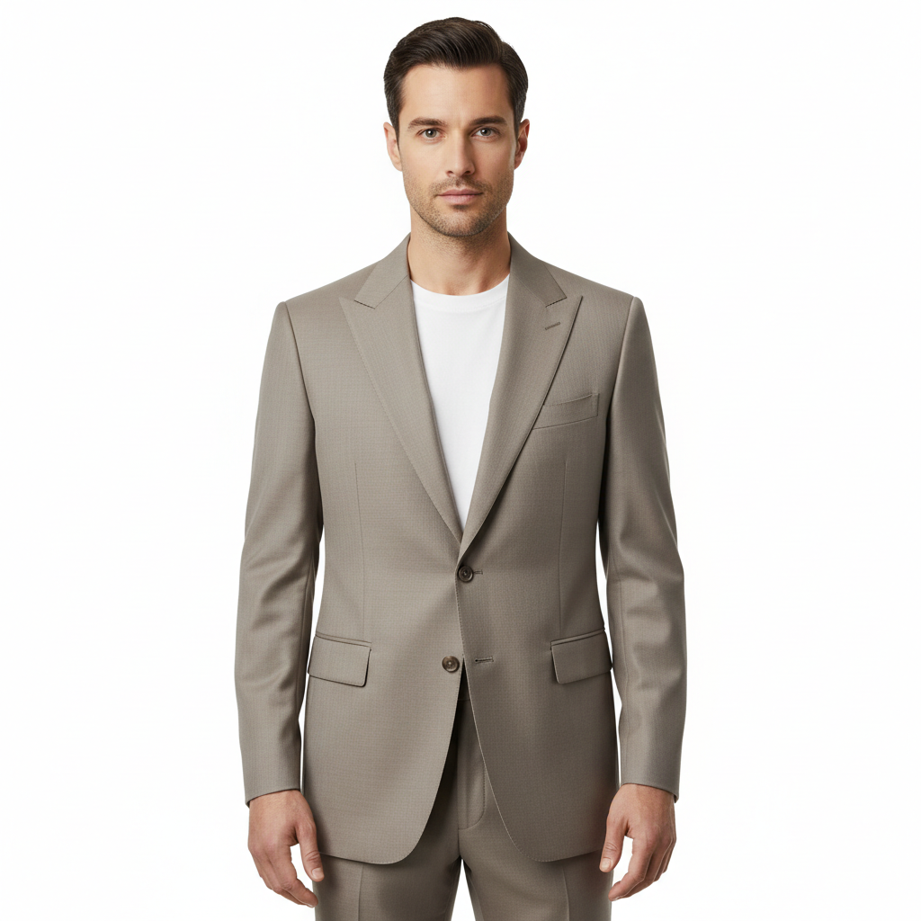Urban Tailored Blazer – Stone Taupe – Model