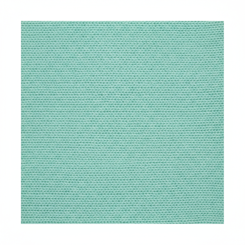 Minimal Knit Top in Ocean Mint – Fabric Detail