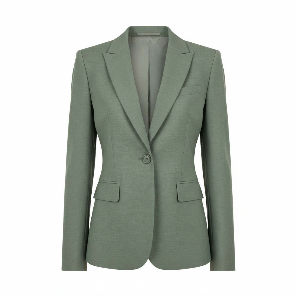 Classic Verge Blazer Sage Green – Hero