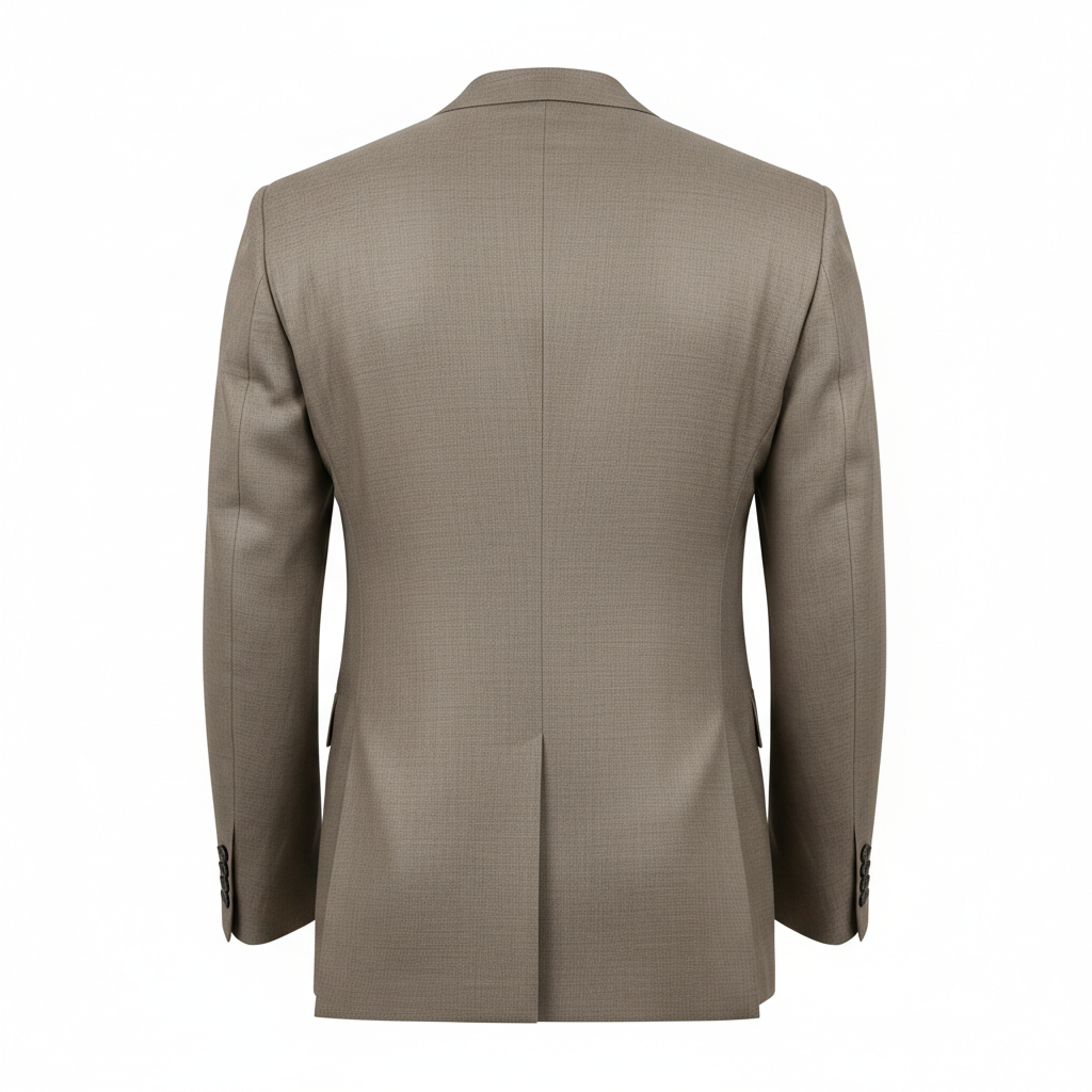 Urban Tailored Blazer – Stone Taupe – Back View
