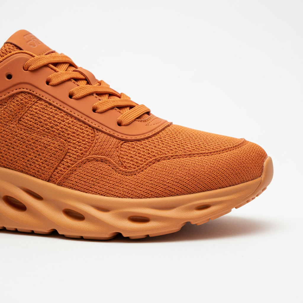 Everyday Sneakers in Sunset Orange – Sole Detail