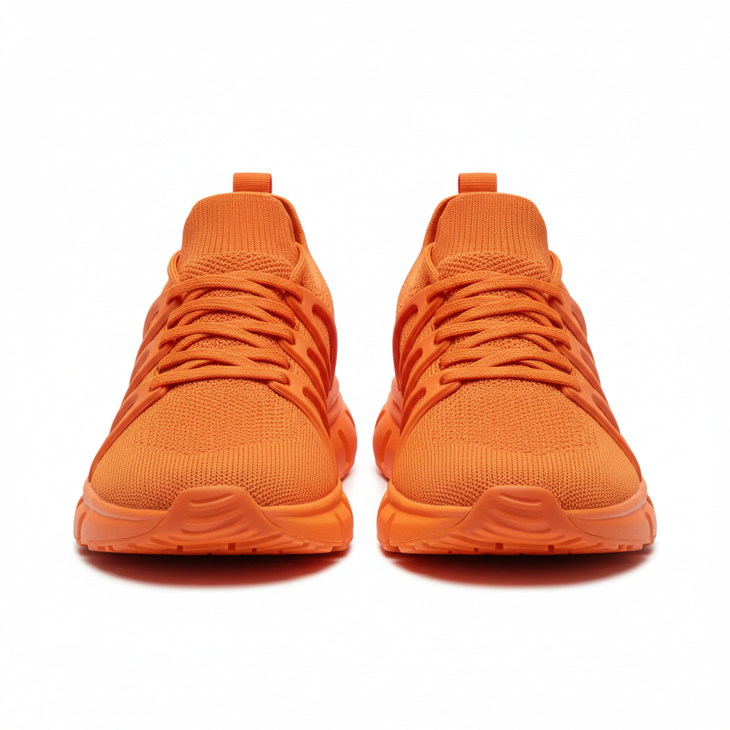 Everyday Sneakers in Sunset Orange – Hero View