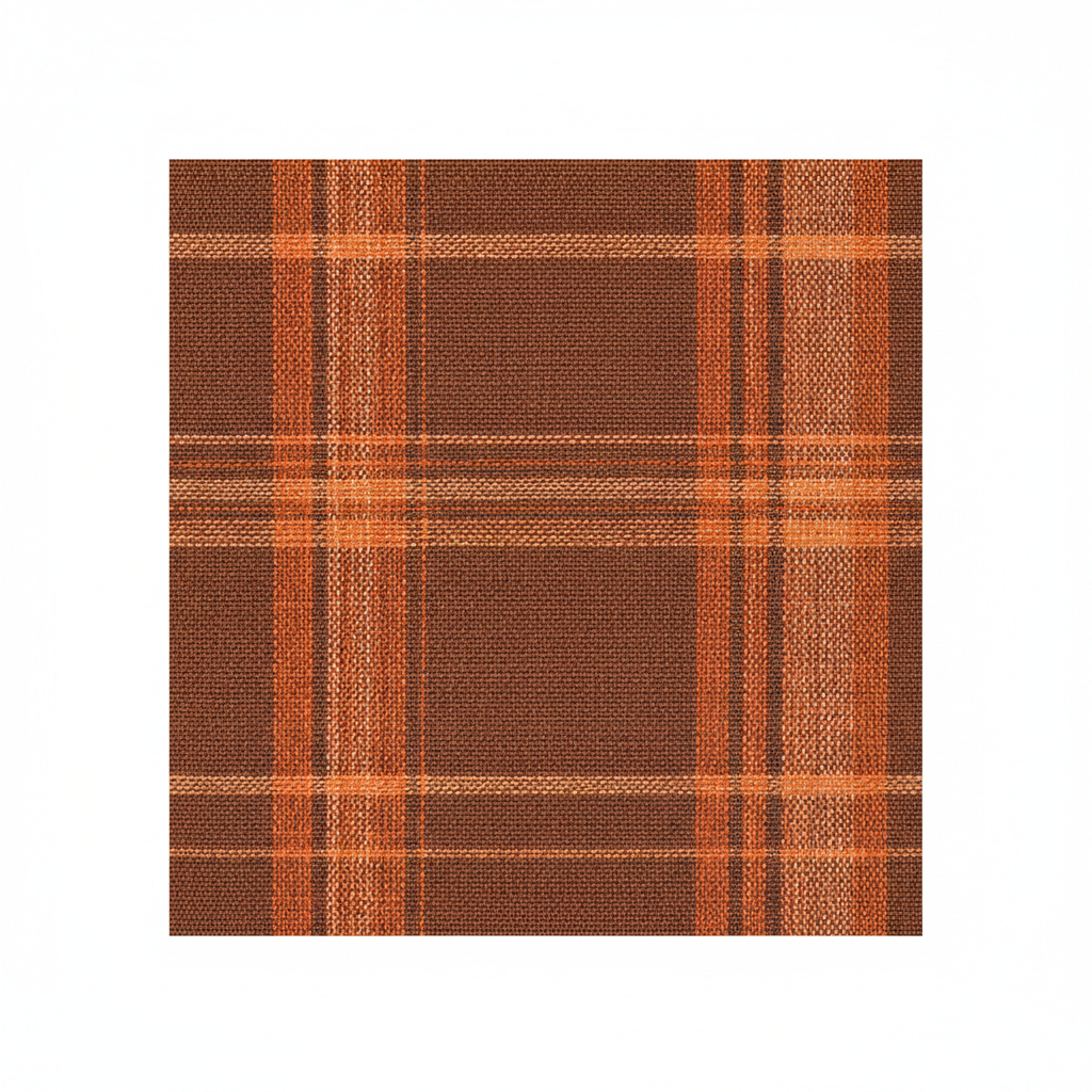 Striped Casual Shirt – Cinnamon Copper – Fabric Detail