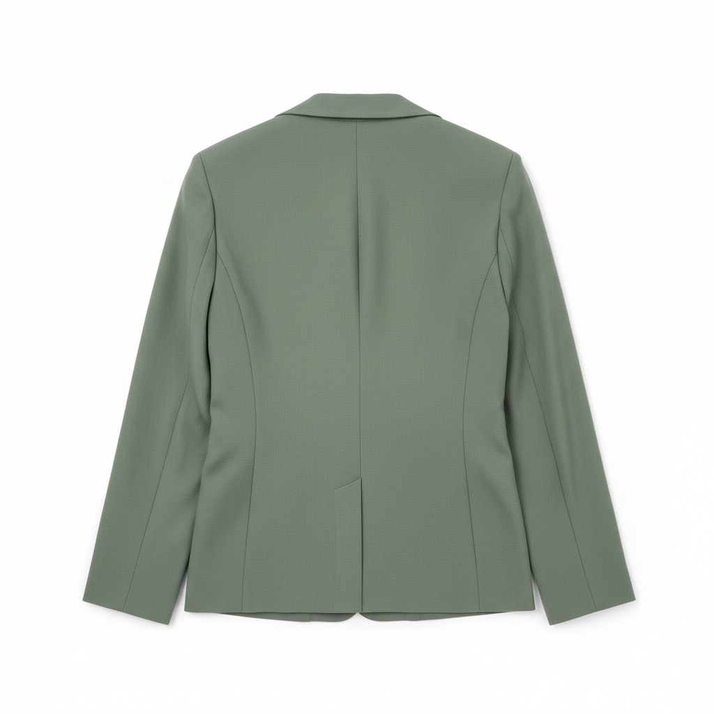 Classic Verge Blazer Sage Green – Back View