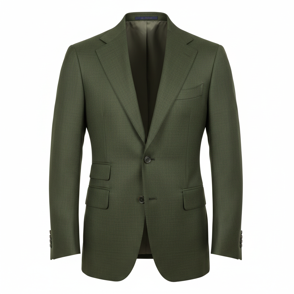 Urban Tailored Blazer – Olive Moss – Hero