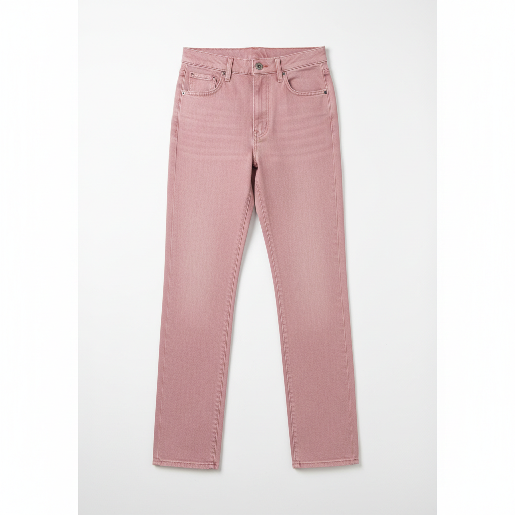Classic Straight Jeans – Dusty Rose – Hero