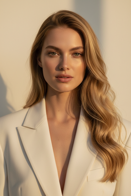 Luxury Beauty Editorial Portrait