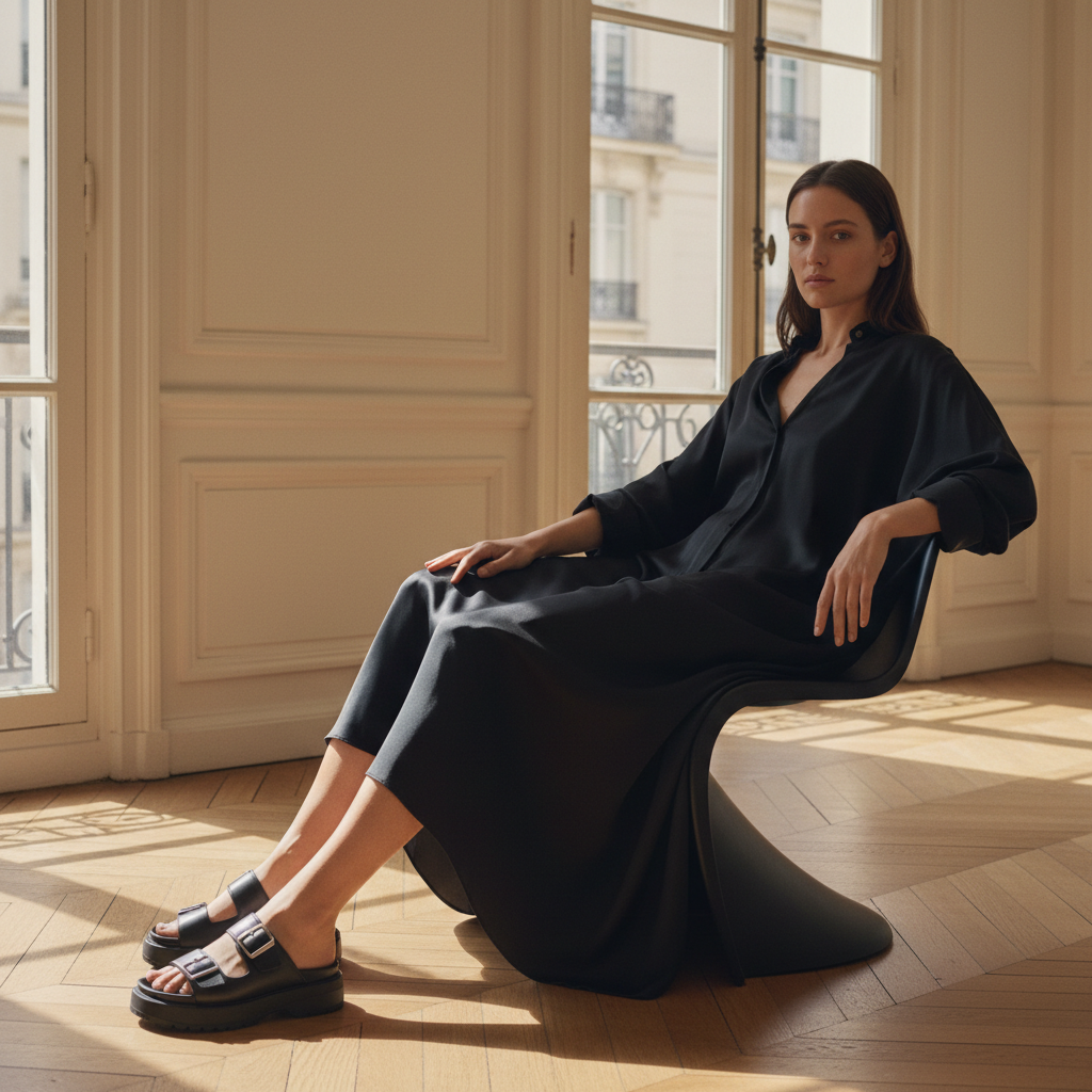 Luxury Footwear Editorial - Parisian Apartment