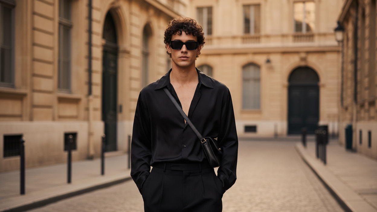 Luxury Menswear Street-Style Editorial